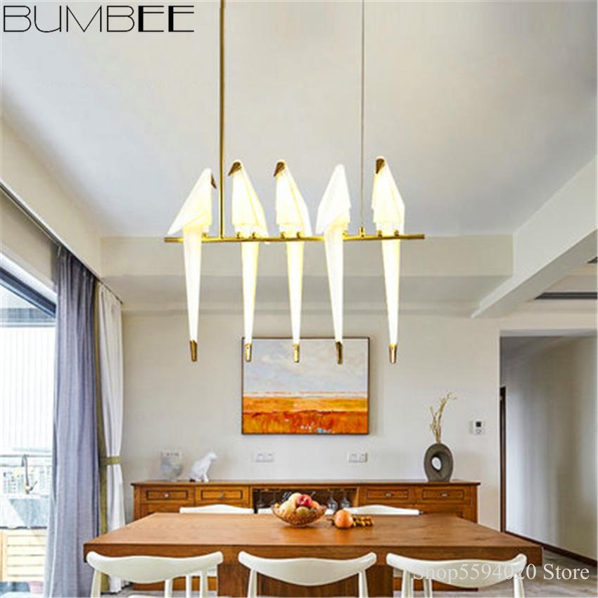 Modern Bird Pendant Ceiling Lamp