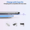 PROMATE AuraPad-4 | 10W | Sleek Design Wireless Charging Pad