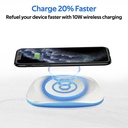 PROMATE AuraPad-4 | 10W | Sleek Design Wireless Charging Pad