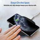 PROMATE AuraPad-4 | 10W | Sleek Design Wireless Charging Pad
