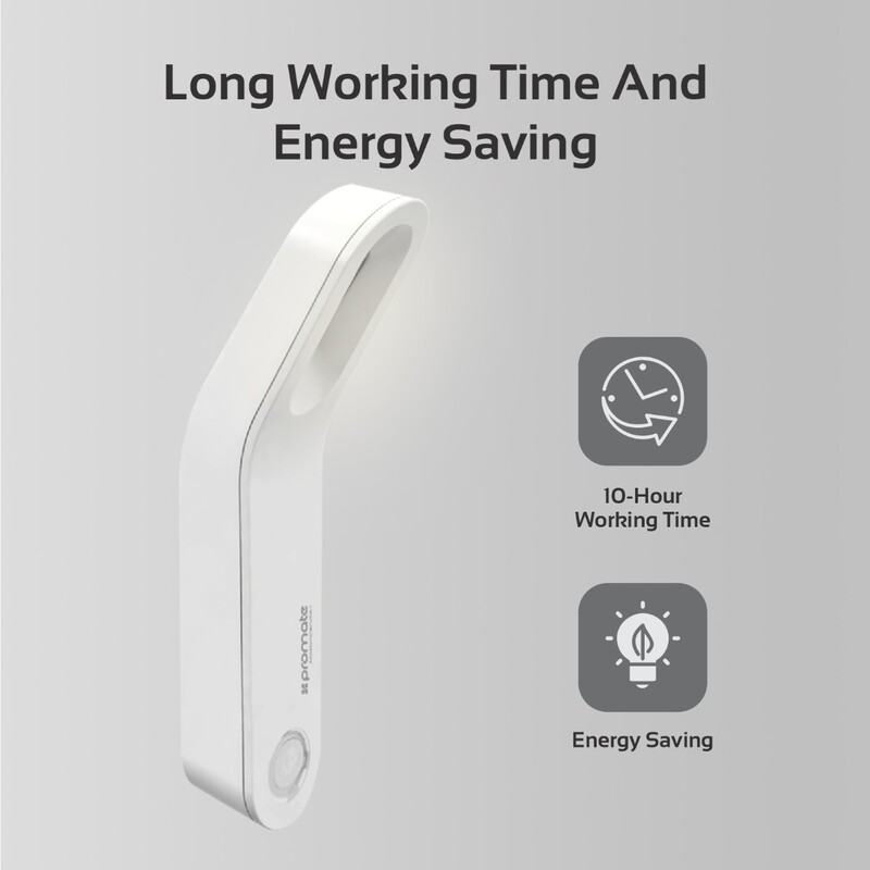 Promate | MOTION-CANDLE-1 | Rechargeable Wall-Mounted Motion-Sensing | LED | Light