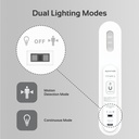 Promate | MOTION-CANDLE-1 | Rechargeable Wall-Mounted Motion-Sensing | LED | Light