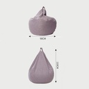 Luckysac super large bean bag couch EPP single bedroom balcony blue & grey...
