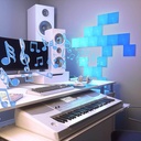 Nanoleaf canvas Smarter Kit - Square Modular LED lights panel expansion- Home decor Touch, Voice, Rythm and Application sensitive- Multicolor - Pack of 9 (NL29-0002SW-9PK)
