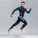 Functional Polyester Fiber Thermal Sportswear Velvet Warm Hot-Dry Technology Fitness Sport Suit