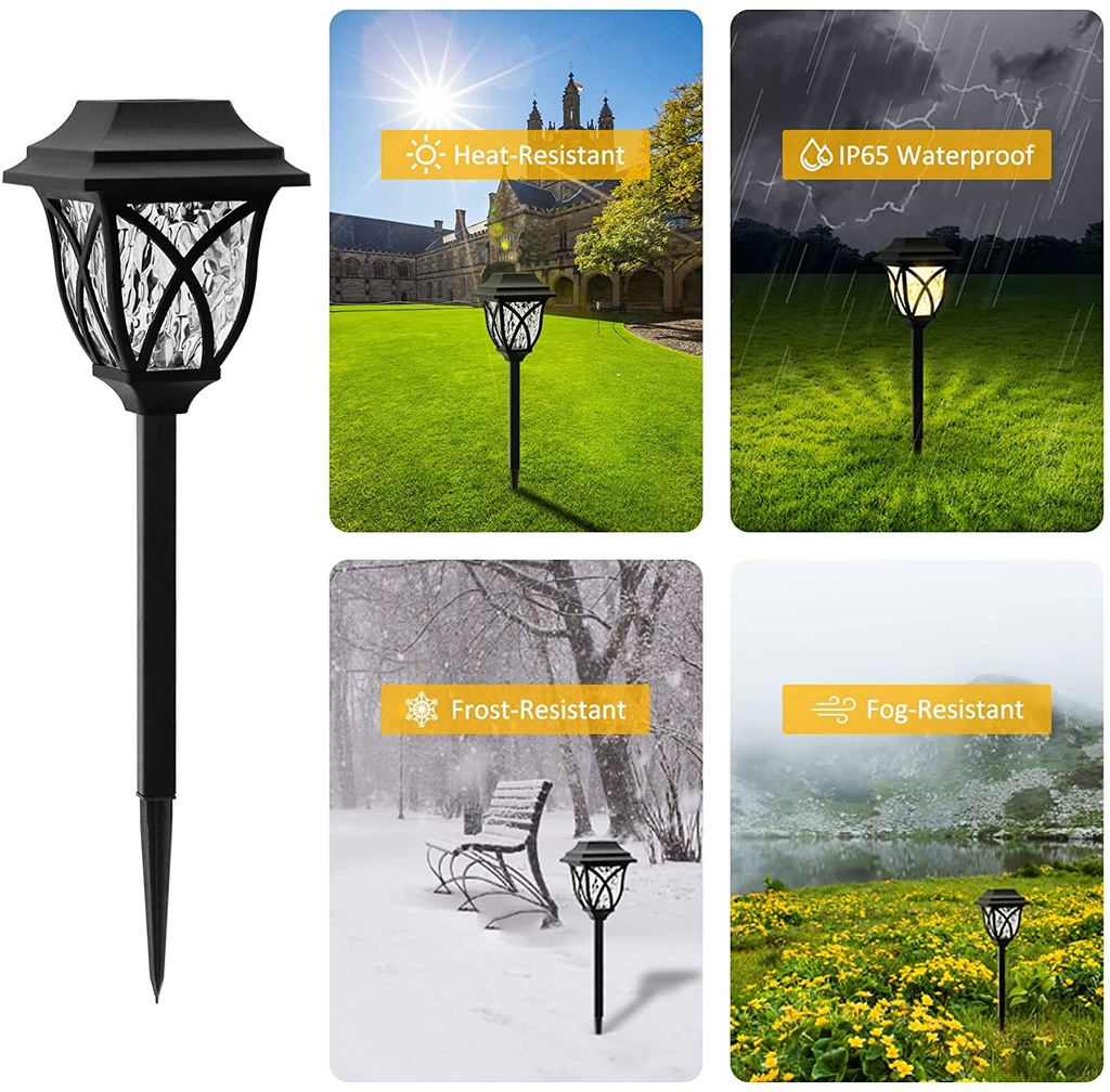 | 6 | PACK | LED | Solar Outdoor Waterproof  Auto | ON - Off | Warm Light