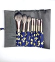 Ducare 8pcs Chinese Classical Makeup Brushes Set Champagne and Taro Purple Plastic Composite Gradient Cosmetic Brushes Kit Powder/Blusher/Highlight/Eye Shadow/Lip Brush with Travel Cloth bag (Purple)