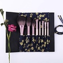Ducare 8pcs Chinese Classical Makeup Brushes Set Champagne and Taro Purple Plastic Composite Gradient Cosmetic Brushes Kit Powder/Blusher/Highlight/Eye Shadow/Lip Brush with Travel Cloth bag (Purple)