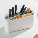 FIVE Smart sterilizer for kitchen gadgets & Knife Holder with a multi-function Lo chopping Device Gift