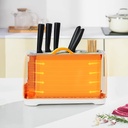 FIVE Smart sterilizer for kitchen gadgets & Knife Holder with a multi-function Lo chopping Device Gift