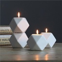 Nordic Romantic Ceramic Candle Holder Ornaments