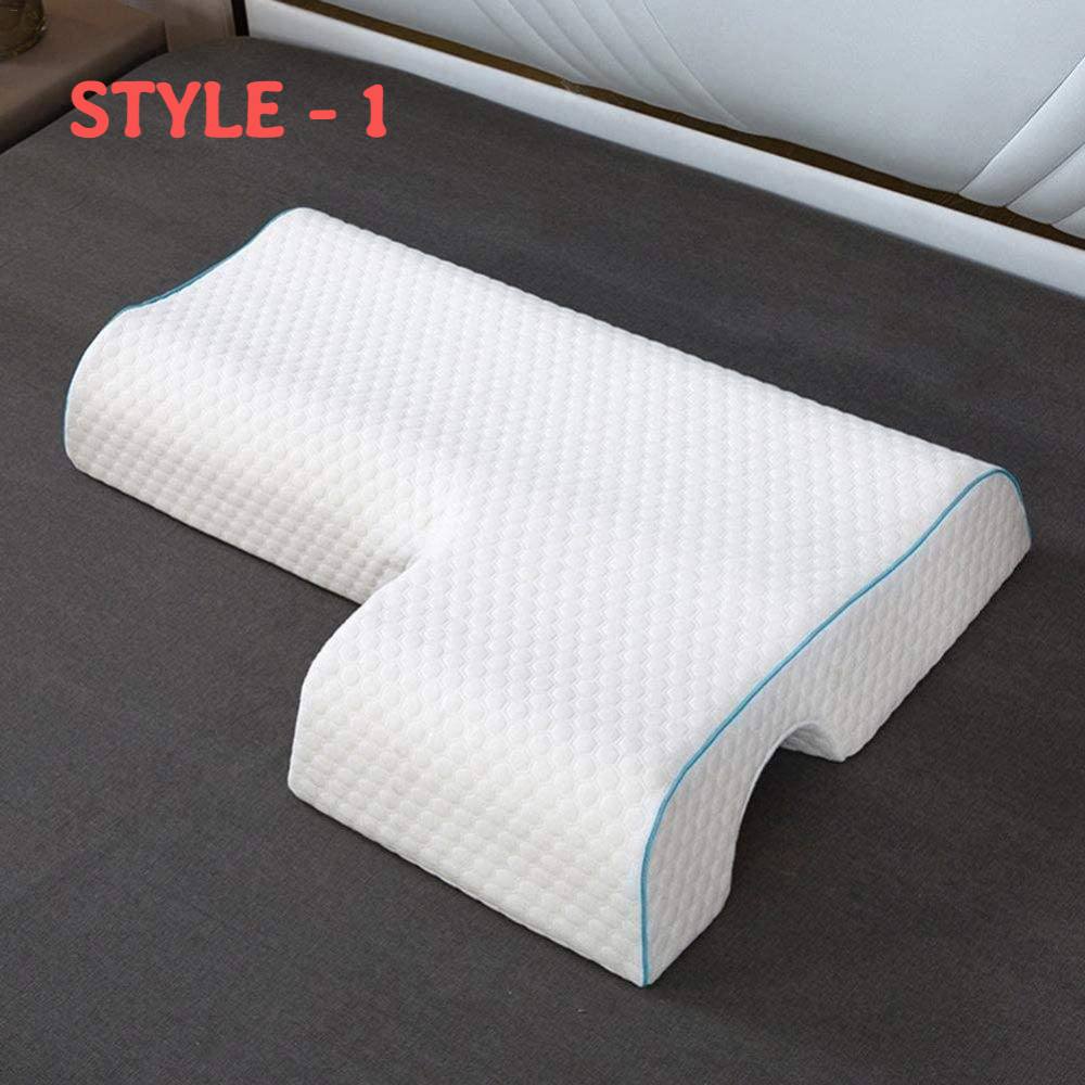 Arched Cuddle Pillow with Slow Rebound Foam for Arm Rest