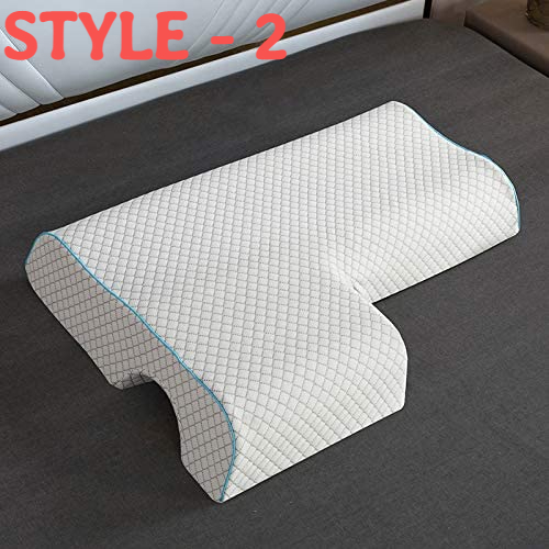 Arched Cuddle Pillow with Slow Rebound Foam for Arm Rest