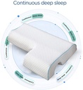 Arched Cuddle Pillow with Slow Rebound Foam for Arm Rest