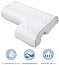 Arched Cuddle Pillow with Slow Rebound Foam for Arm Rest