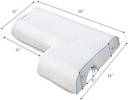 Arched Cuddle Pillow with Slow Rebound Foam for Arm Rest