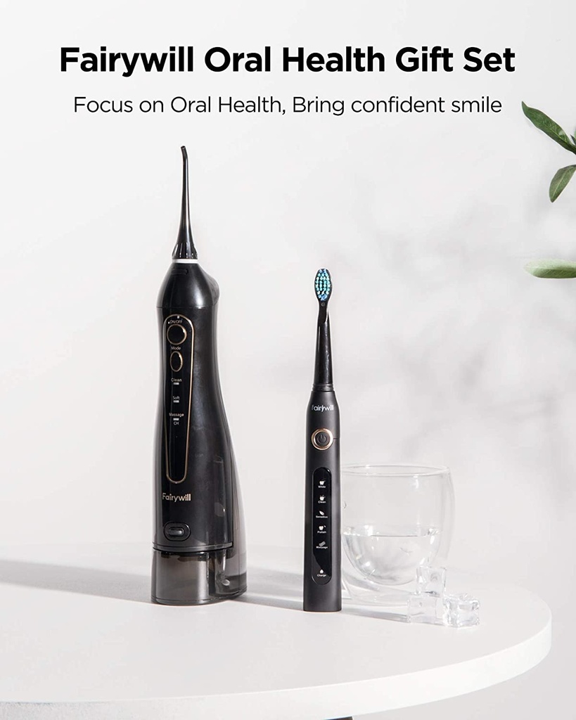 Fairywill | F5020E | Water Flosser And Toothbrush Combo