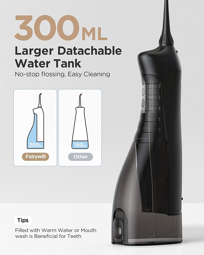 Fairywill | F5020E | Water Flosser And Toothbrush Combo