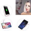 Multifunctional Desktop Wireless Charging Makeup Led Mirror With Wireless Charger