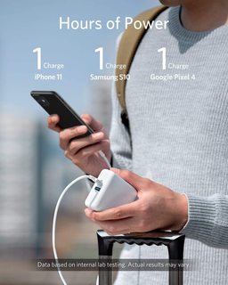 ANKER PowerCore ||| Fusion 5k | 2 IN 1 | Hybrid Battery & Wall Charger  AFY-391 | A1624 |