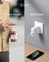 ANKER PowerCore ||| Fusion 5k | 2 IN 1 | Hybrid Battery & Wall Charger  AFY-391 | A1624 |