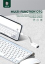 GREEN MULTI-FUNCTION OTG | IOS TO USB | ADAPTER