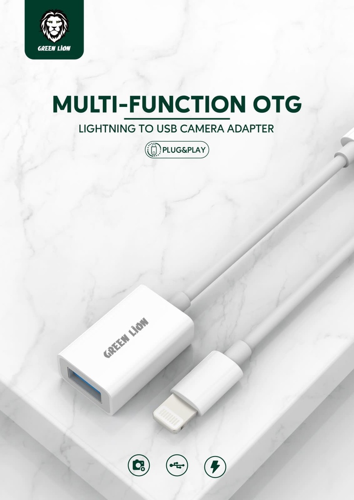 GREEN MULTI-FUNCTION OTG | IOS TO USB | ADAPTER