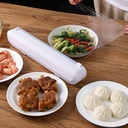 Kitchen Plastic Clipboard Film Food Packaging Box With Sliding Knife M.No:688