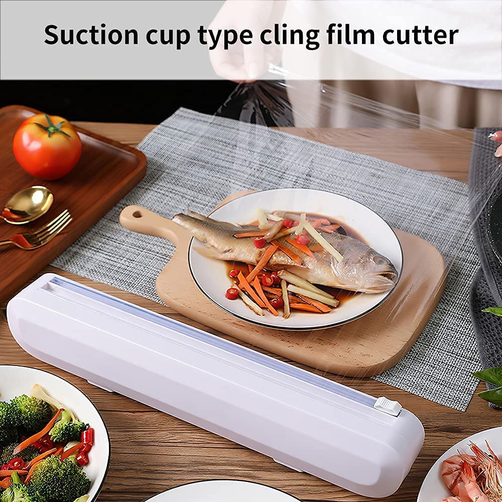 Kitchen Plastic Clipboard Film Food Packaging Box With Sliding Knife M.No:688