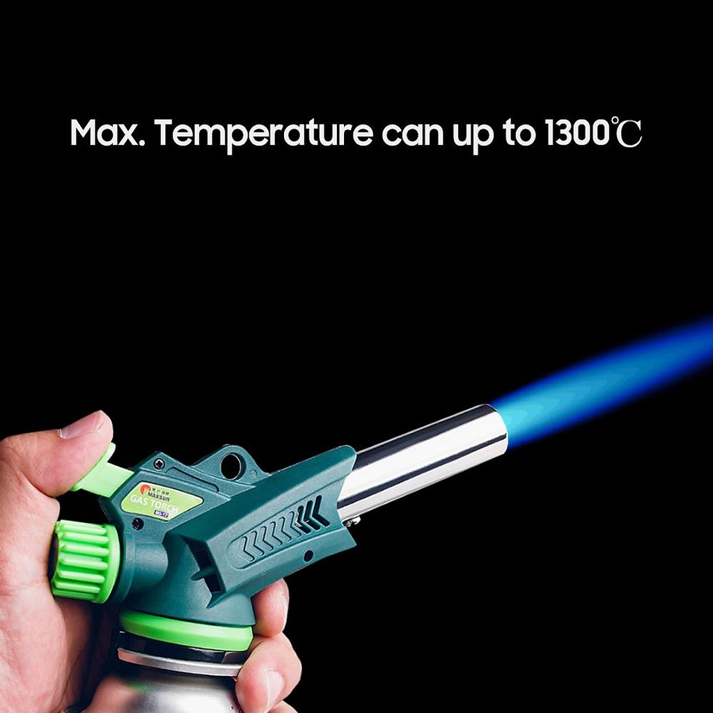 Maxsun Gas Torch | MS-T2 | Flame Burner For Portable Butane Gas Canisters With A | 1300°C | Maximum Temperature
