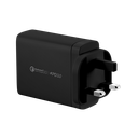 Momax One Plug  4-Port With GaN Technology & | 3-TYPE-C | & One | USB-A | Port's 100W Wall Charger  | UM22 | - WithOut Cable
