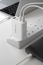 Momax One Plug  4-Port With GaN Technology & | 3-TYPE-C | & One | USB-A | Port's 100W Wall Charger  | UM22 | - WithOut Cable