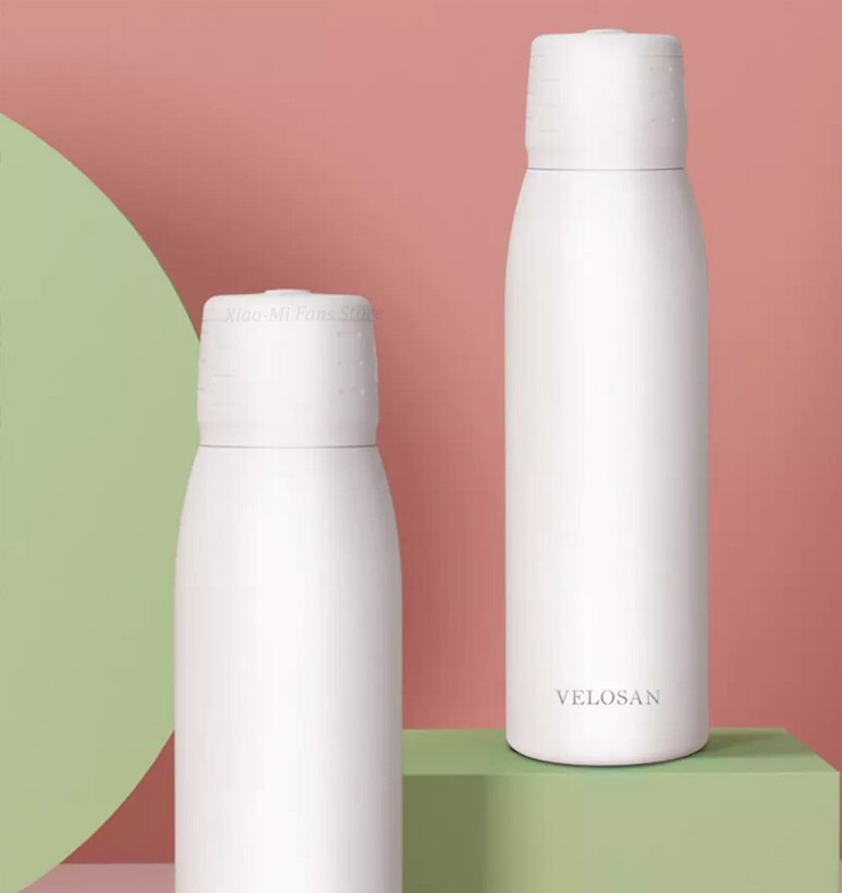 XIAOMI VELOSAN 2 In 1 Bluetooth Music Thermos Stainless Steel Water Bottle Cup Keep Hot & Cold Drink's (VE121400)