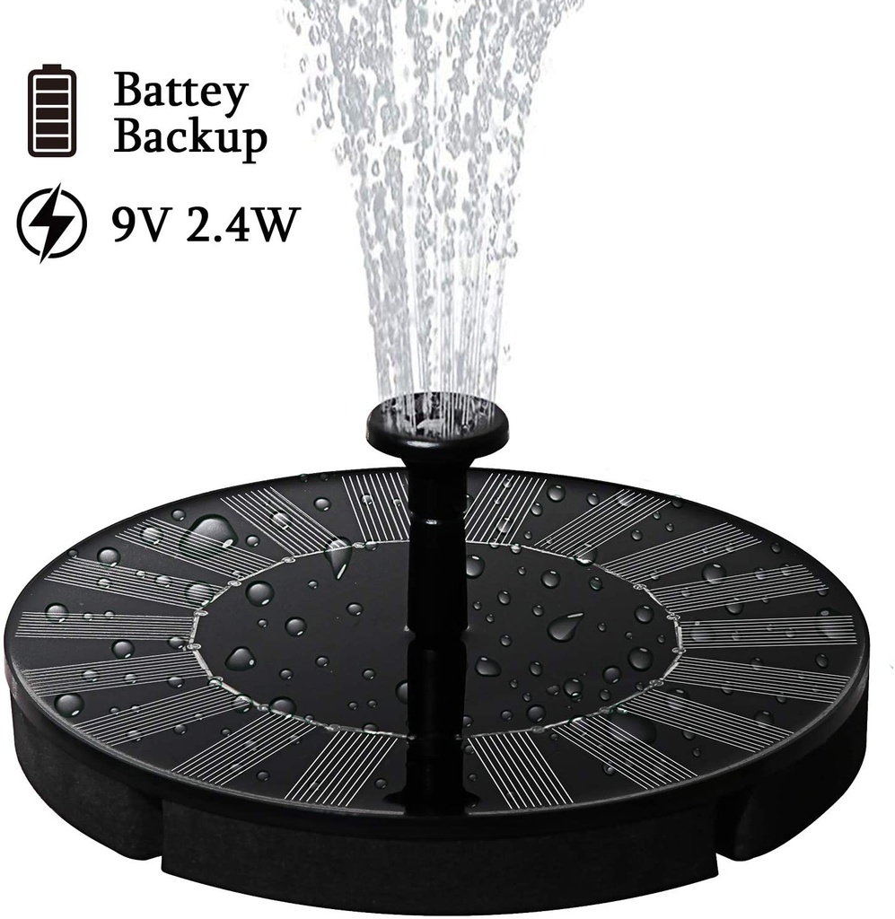 7V Solar Fountain Watering kit Power Solar Pump Pool Pond Submersible Waterfall Floating Solar Panel Water Fountain For Garden|Water ...