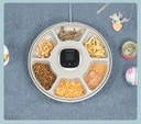 NutriSpin | 6 | Meal Smart Pet Feeder With LCD Touch Screen & Timer Set App Control | PF001-M |