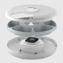 NutriSpin | 6 | Meal Smart Pet Feeder With LCD Touch Screen & Timer Set App Control | PF001-M |