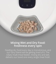 NutriSpin | 6 | Meal Smart Pet Feeder With LCD Touch Screen & Timer Set App Control | PF001-M |