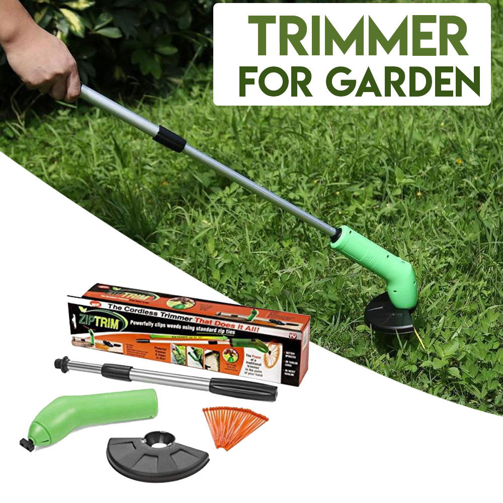 Zip Trim Cordless Trimmer & Edger Garden Decoration Tool Portable Trimmer For Garden Garden Weed Cutter Cordless Mower Trimmer