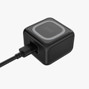 Porodo 3-Ports Fast Wireless Charger 15W PD 30W UK- Black