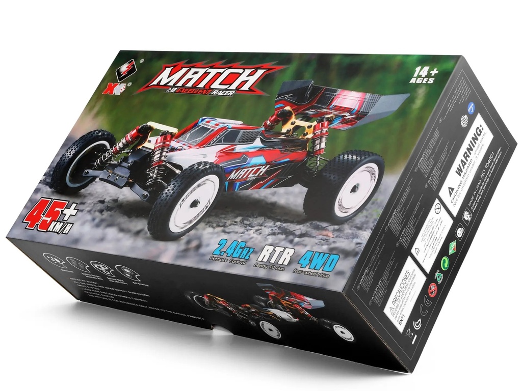 WlToys Match RTR High Speed 1:10 Excellent Remote Control Race Car With 2200mAh Lithium Battery