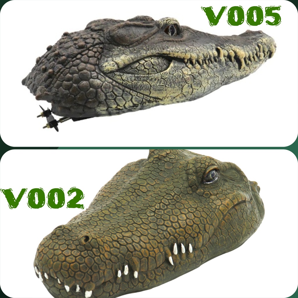 Flytec Remote Control Crocodile Boat Simulation Prank Toy For Pool, Pond And Garden V002/V005