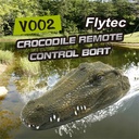 Flytec Remote Control Crocodile Boat Simulation Prank Toy For Pool, Pond And Garden V002/V005
