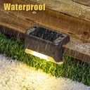 Outdoor LED (4 Pack) Waterproof Solar Light For | Stairs, Steps, Fence, Patio, Driveway |
