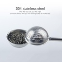 1PC Stainless Steel Tea Infuser Filter Loose Tea Leaf Strainer Diffuser Retractable Spice Infuser Long Handle