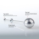 1PC Stainless Steel Tea Infuser Filter Loose Tea Leaf Strainer Diffuser Retractable Spice Infuser Long Handle