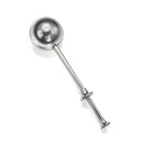 1PC Stainless Steel Tea Infuser Filter Loose Tea Leaf Strainer Diffuser Retractable Spice Infuser Long Handle
