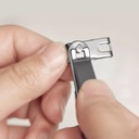 Xiaomi - HUOHOU Anti-Splash | 3 IN 1 |  Portable Stainless Steel Nail Clipper For Men & Women With Metal Case