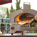 OMEGA Portable Stainless Steel Gas Oven Fired Pizza Maker For Outdoor BBQ & Camping Use | PZ0003G | O-IPO