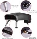 Portable Pizza Grilling Gas & BBQ Stove For Camping & Outdoor Use | S12PZ | O-OPO