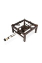 Single Square Profile Portable Camping & BBQ Burner Iron Gaz Stove